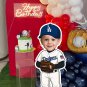 Dodgers cutout Baseball Player – Custom Face Digital Party Decoration – Printable File