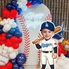 Personalized Baseball Player Cutout – Inspired by Los Angeles Team – Digital Party Decor