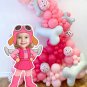 Pup Hero Pilot Girl Cutout – Personalized Face Cartoon – Printable Party Decoration