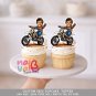 Motocross Dirt Bike Custom Face Toppers – Photo Freestyle Jumper Birthday Digital File
