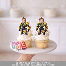Bumblebee Transforming Robot Custom Face Toppers – Birthday Photo Theme Digital File Bumblebee Transforming Robot Custom Face Toppers – Birthday Photo Theme Digital File