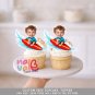 Beach Vibes Surf Custom Face Cupcake Toppers – Summer Waves Little Surfer Digital File