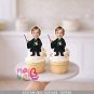 Draco Snake House Wizard Custom Face Cupcake Toppers – Green Silver Theme Digital File