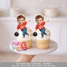 King of the Lanes Custom Face Cupcake Toppers โ Bowling Striker Theme Digital File King of the Lanes Custom Face Cupcake Toppers โ Bowling Striker Theme Digital File