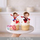 Spidey and Spin Miles Morales Custom Face Cupcake Toppers – Web Duo Theme Digital File Spidey and Spin Miles Morales Custom Face Cupcake Toppers – Web Duo Theme Digital File