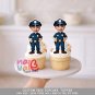 Little Police Officer Custom Face Cupcake Toppers – Law Enforcement Theme Digital File