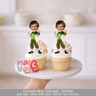 Ben 10 Alien Hero Custom Face Cupcake Toppers – Green Watch Omnitrix Theme Digital File Ben 10 Alien Hero Custom Face Cupcake Toppers – Green Watch Omnitrix Theme Digital File