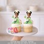 Princess Tiana Bayou Custom Face Cupcake Toppers – Fairytale Frog Theme Digital File