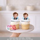 Baby Boss Little Executive Custom Face Cupcake Toppers – Suit and Tie Theme Digital File Baby Boss Little Executive Custom Face Cupcake Toppers – Suit and Tie Theme Digital File