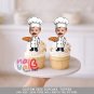 Pizza Party Birthday Custom Face Cupcake Toppers – Pizzaiolo Baker Theme Digital File