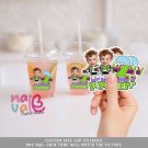 Buzz Lightyear Custom Face Stickers – Space Ranger Hero Theme Digital File
