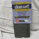 Clean Shopping Cart Handle Guard Reusable Cover Sanitary Washable Wipe Grey