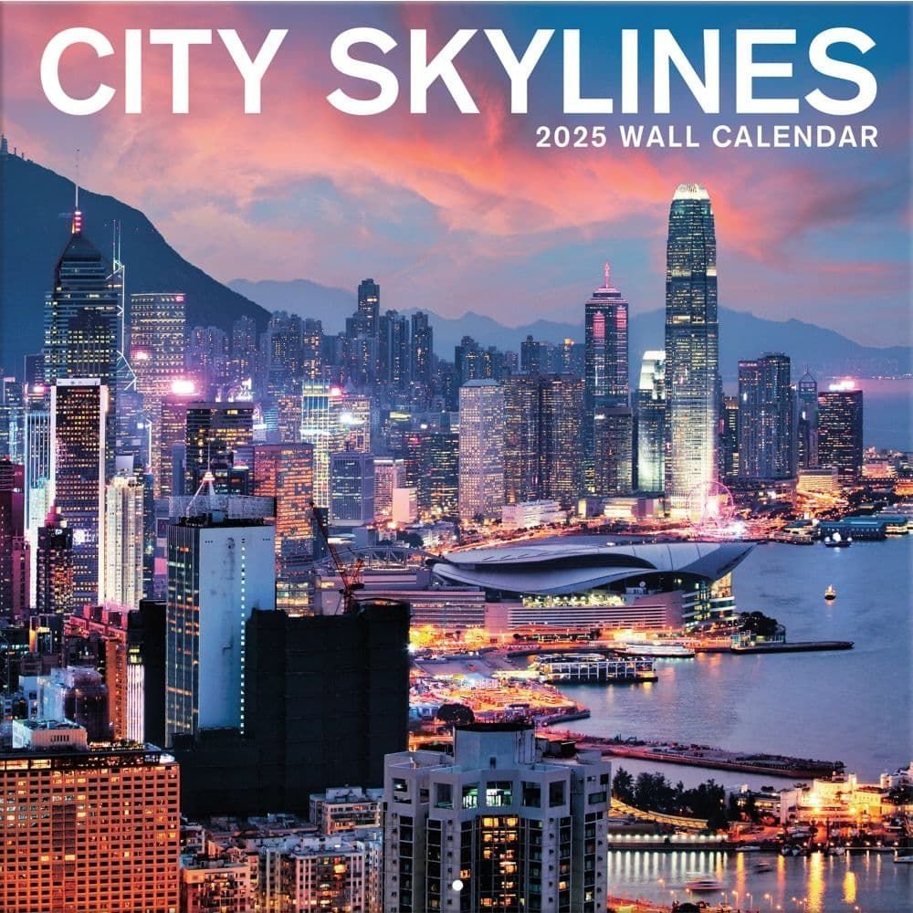 City Skylines 2025 Wall Calendar