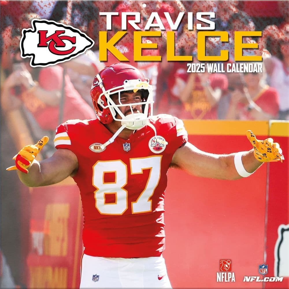 Travis Kelce 2025 Wall Calendar