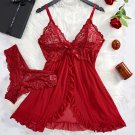 Transparent Red Women's Sexy Nightdress