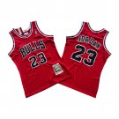 Men's Bulls 23# Michael Jordan red 97-87 season retro Stitched Jersey