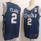 Men's Duke Blue Devils #2 2 Cooper Flagg Navy Blood Edition Stitched Jersey