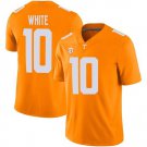 Men’s Tennessee Volunteers #10 Squirrel White Football Jersey Orange