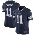 Men's Cowboys 11 Micah Parsons Navy Stitched Limited Jersey