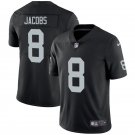 Men's Raiders 8 Josh Jacobs Black Stitched Limited Jersey