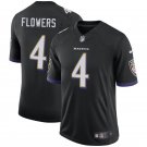 Men's Ravens 4 Zay Flowers Black Stitched Limited Jersey