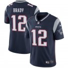 Men's Patriots 12 Tom Brady navy Stitched Limited Jersey