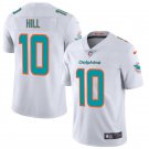 Men's Dolphins 10 Tyreek Hill White Stitched Limited Jersey