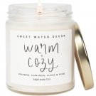 Sweet Water Decor Warm and Cozy Candle - Pine Cinnamon & Fir Winter Scented