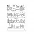 Books of the Bible Sticker, Books of the Bible Book Shelf Sticker, Books of the Bible Tracker