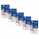 5 Pack Nivea All-Day Nourishing Moisture Shimmer Lip Care Mineral Oil Free .17oz