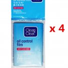 Clean and Clear Oil Control 60 Silky Blotting Paper Film Johnson & Johnson x 4 Packs