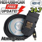 2025 Newest VCDS 24.7 VAG Scanner Tool Cable OBD2 Diagnostic HEX V2 VCDS VAG COM For Audi SKODA
