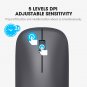 Victsing PC269A Wireless and Bluetooth Mouse Dual Mode and Portable Mice (3pack)