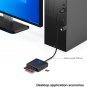 Memory Card Reader, BENFEI 4in1 USB USB-C to SD Micro SD MS CF Card Reader Adapter