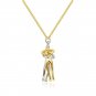 Valentine Couple Hug Necklace Lovers Hugging Pendant Valentine's Day Couple Gift