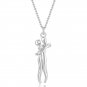Valentine Couple Hug Necklace Lovers Hugging Pendant Valentine's Day Couple Gift