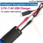 Universal USB Charger - 3.7V-7.4V w/ Light, Fits UV-25PRO, M-5R, Retevis Walkie Talkies