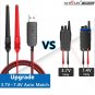 Universal USB Charger - 3.7V-7.4V w/ Light, Fits UV-25PRO, M-5R, Retevis Walkie Talkies