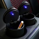 Universal Car LED Ashtray Garbage, Coin Storage & Cigar Holder for Auto Interior