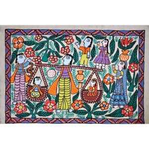 Mithila Hand Painting from Nepal