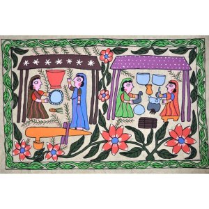 Mithila Hand Painting from Nepal ( folk art)