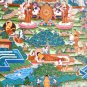 Thangka Painting Gautama Buddha Life Story from Nepal