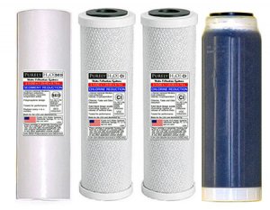 RODI Water Filter Set Reverse Osmosis 2 Carbon + DI