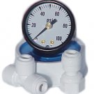 Pressure gauge add on