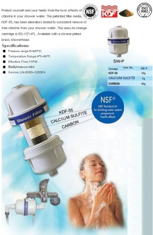Shower Filter KDF55/GAC+