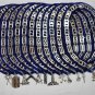 Blue Lodge Masonic Silver Chain Collars with Jewels Complete Set of 12
