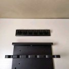 Pool Stick Holder Wall Mount - Pool Cue Rack for 6 Pool Sticks and Billiards BLK