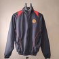 Manchester United Jacket Mens Small Black Full Zip Windbreaker MUFC Official