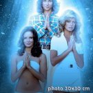 CHARLIE'S ANGELS Kate Jackson Jaclyn Smith Farrah Fawcett 8x12 PHOTO Blue