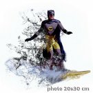 BATMAN Surfing Adam West PHOTO 8x12 inches POSTER Art NEW DESIGN